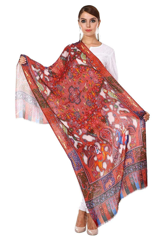Pashtush Shawl Store Stole Pashtush Women's Soft Bamboo Scarf, Casual Stole, Multicolored