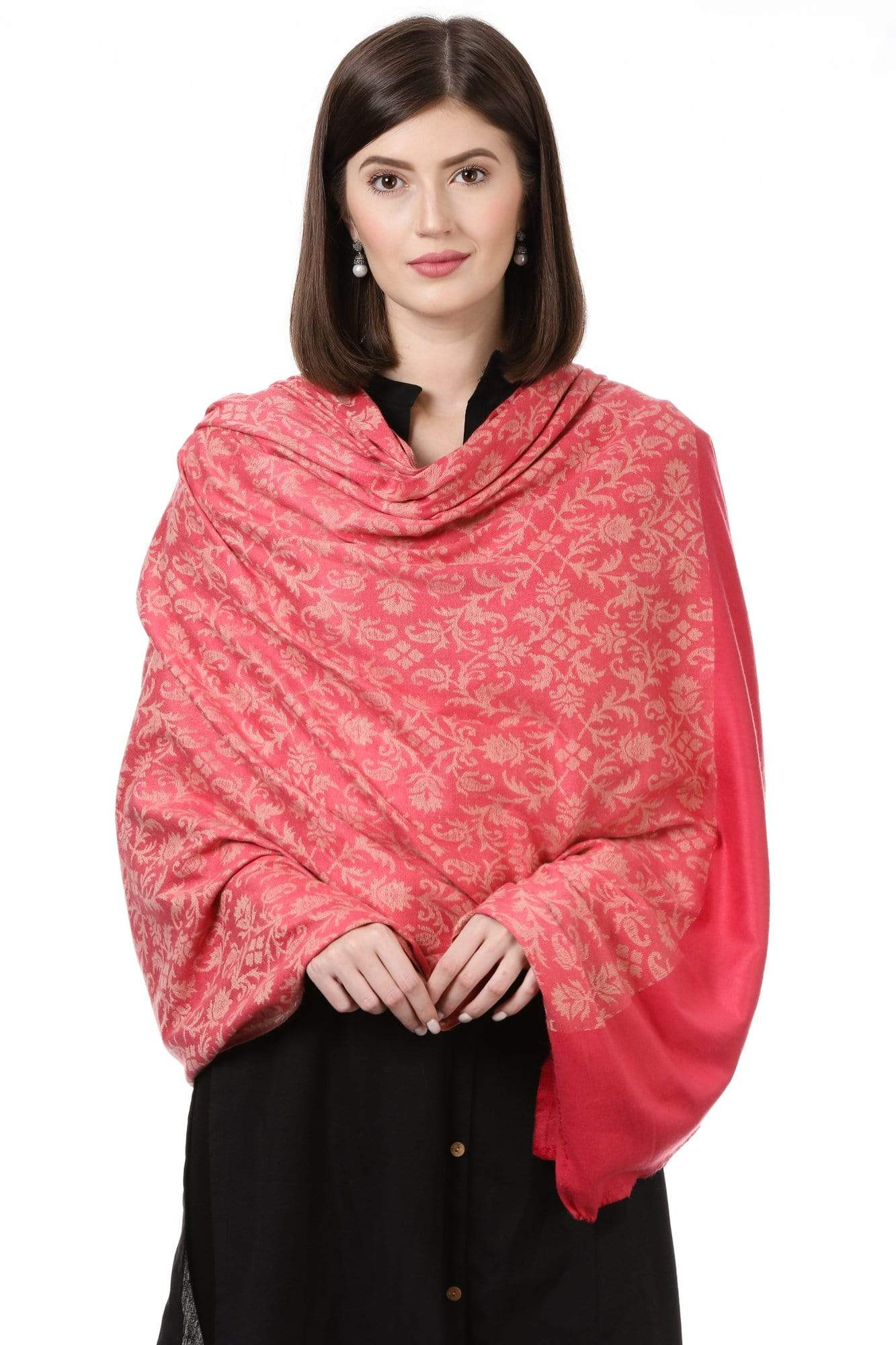 Pashtush India 100x200 Pashtush Women's Soft Bamboo Shawl, Thick and Warm