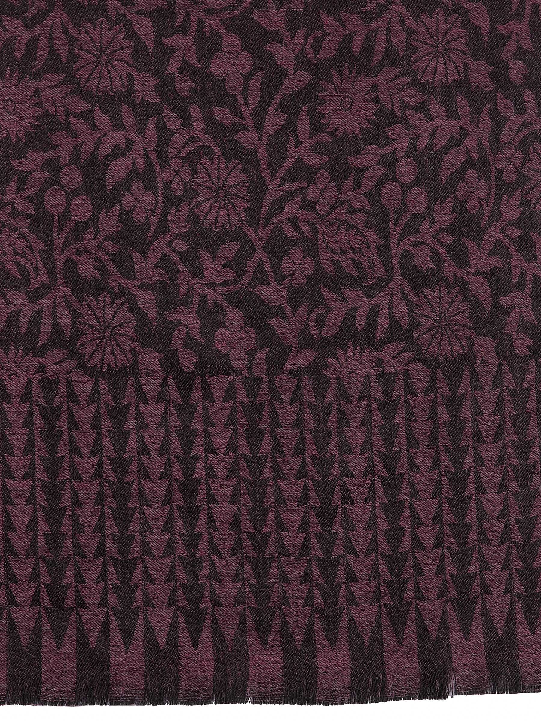 Pashtush India 70x200 Pashtush Women's Soft Fine Wool Floral Scarf, Soft And Warm