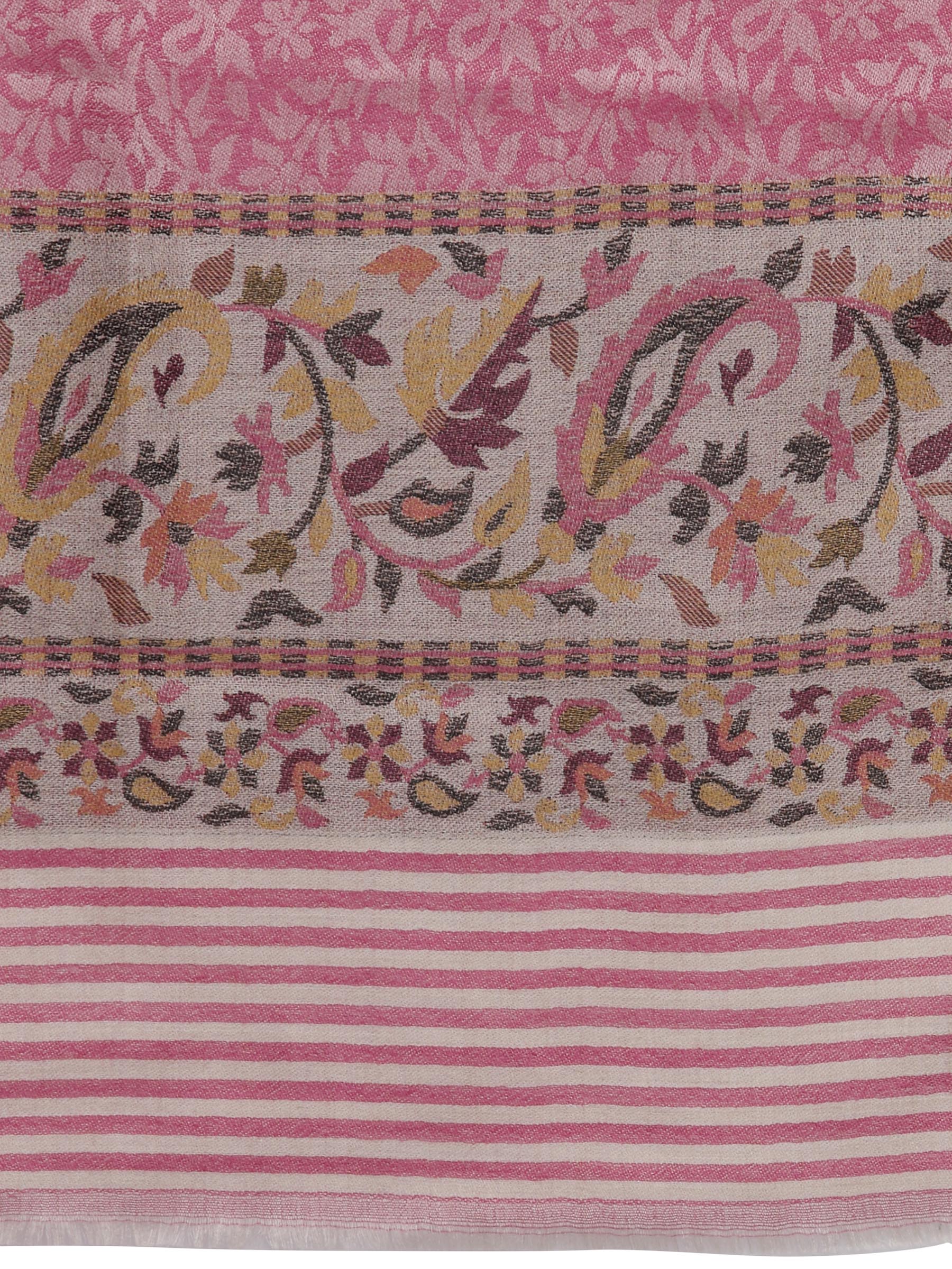 Pashtush India 100x200 Pashtush Women's Soft Wool Cashmere Blended Shawl, Ethnic Palla