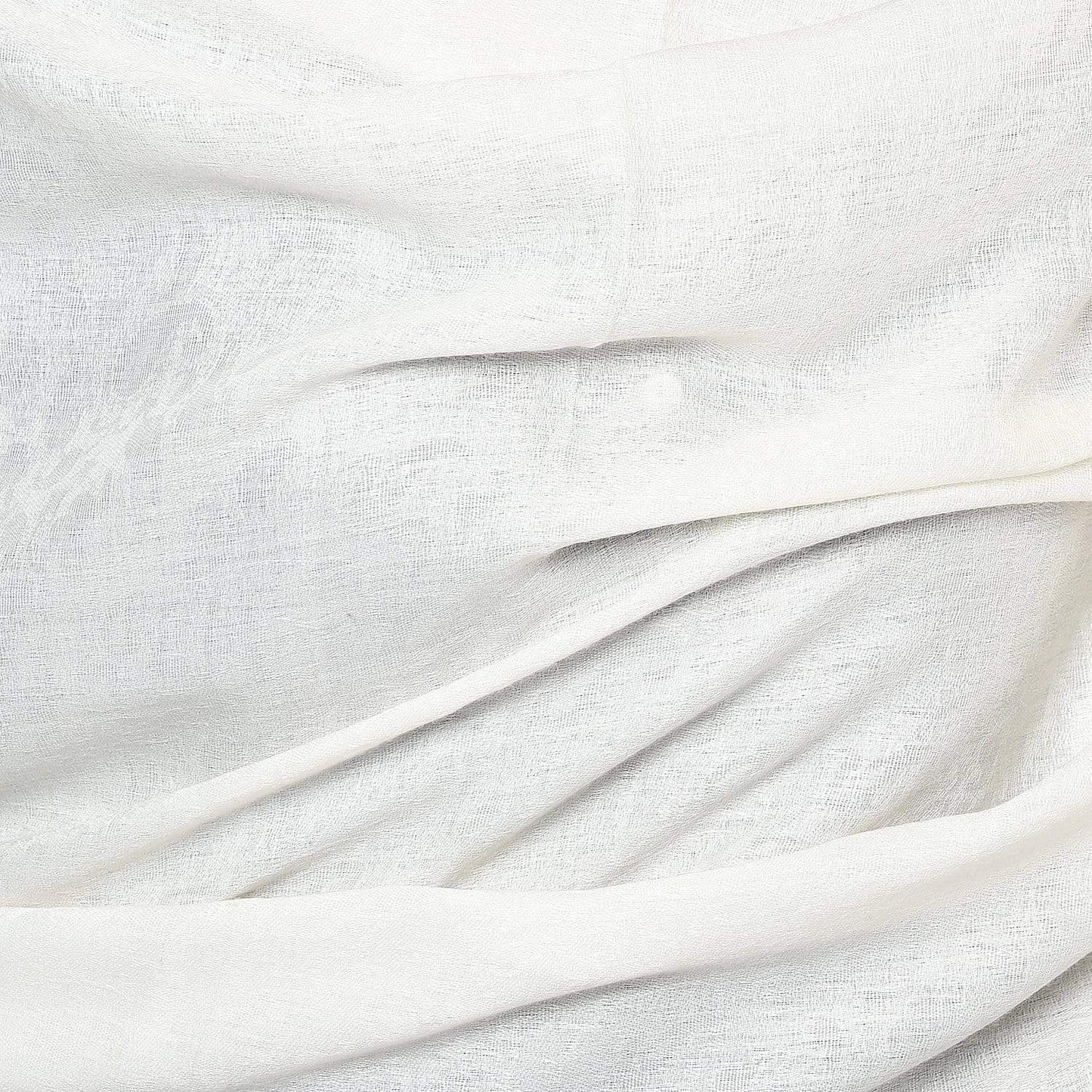 Pashtush Store Stole Pashtush Women's Soft Wool Shawl Pearl White Stole