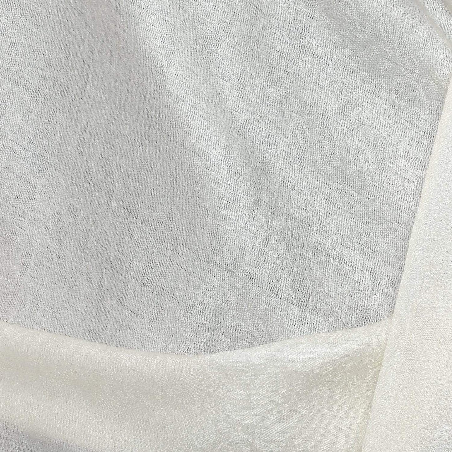 Pashtush Store Shawl Pashtush Women's Wool Shawl, Paisley Design, Ivory