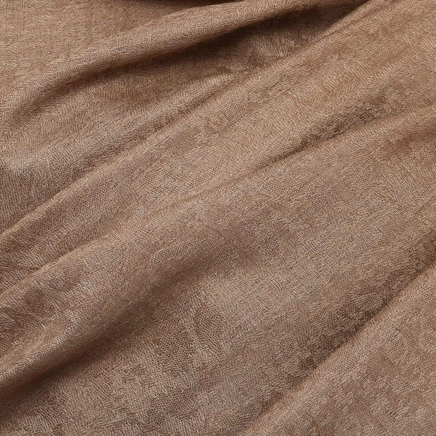Pashtush Store Shawl Pashtush Women's Wool Shawl, Pasiley Weave, Walnut Brown