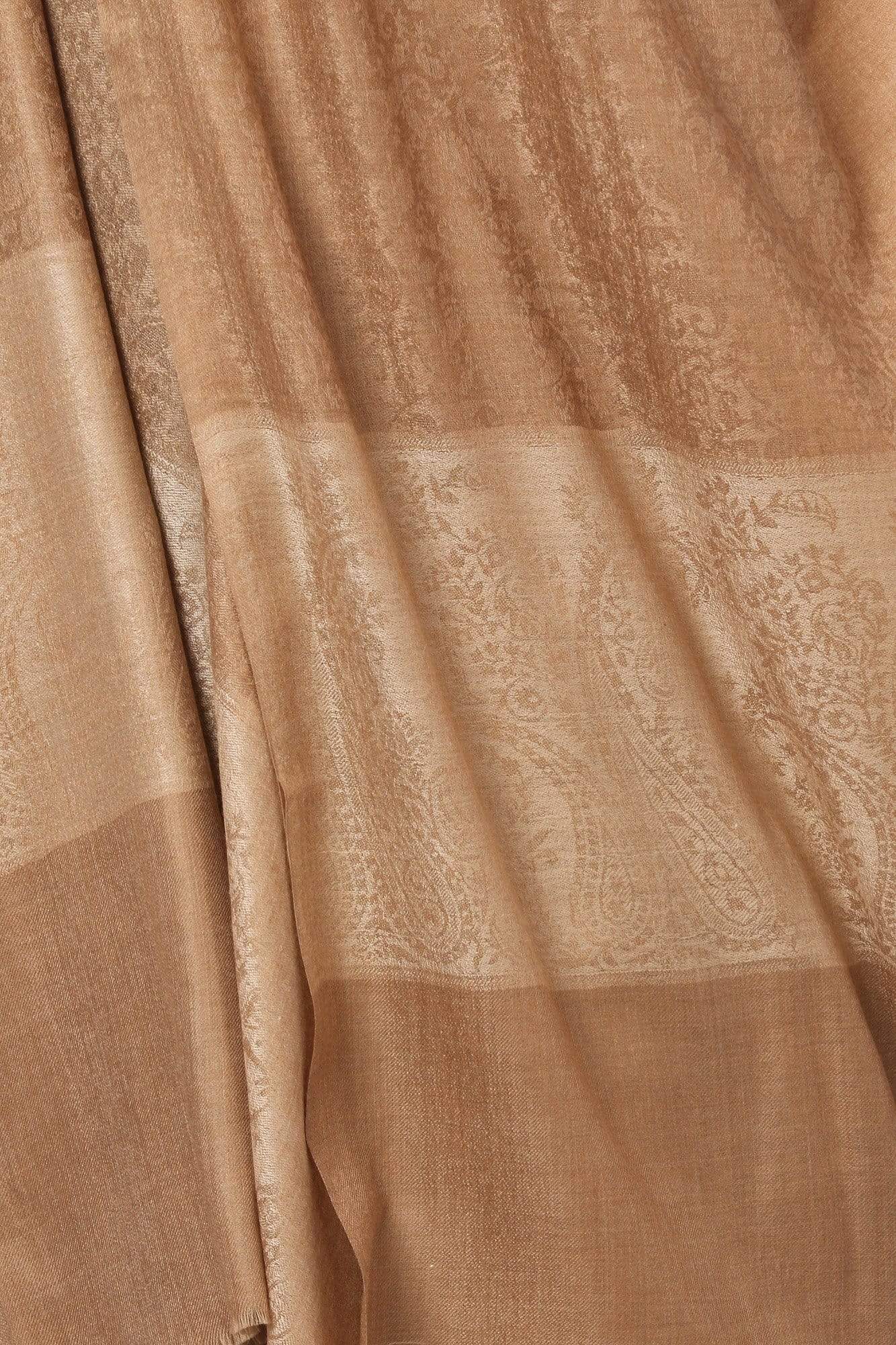 Pashtush India 114x228 Pashtush Women's Wool Ultra Soft Fine Wool Cashmere Blended Shawl -  Taupe