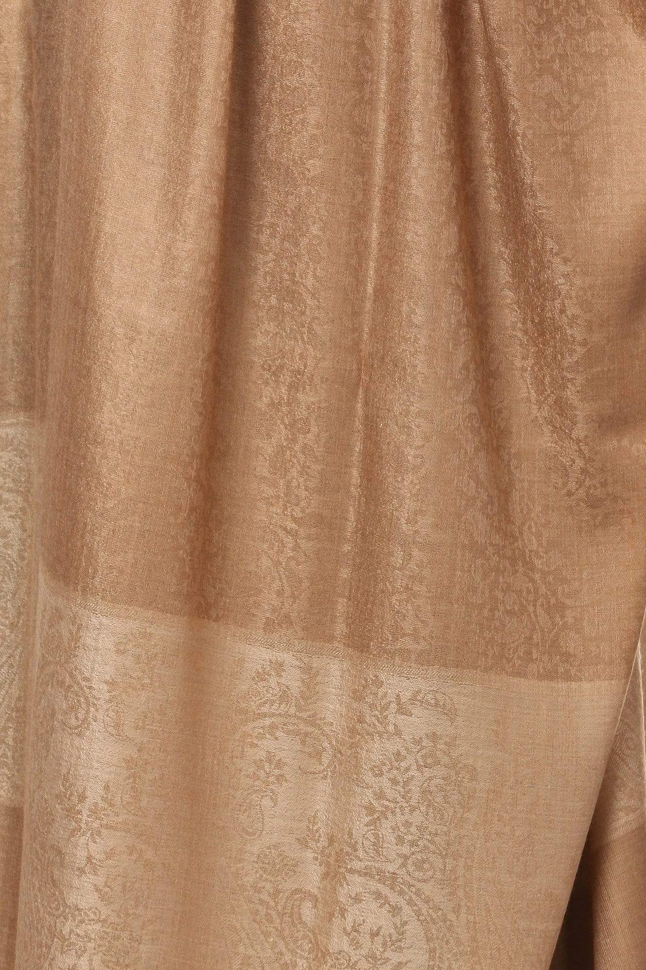 Pashtush India 114x228 Pashtush Women's Wool Ultra Soft Fine Wool Cashmere Blended Shawl -  Taupe