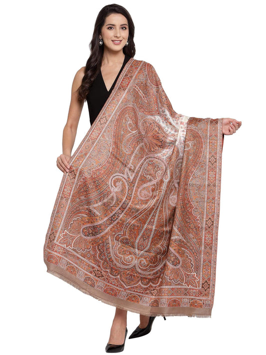 Pashtush India 100x200 Pashtush Womens Antique Heritage Design, Jamawar Ethnic Shawl