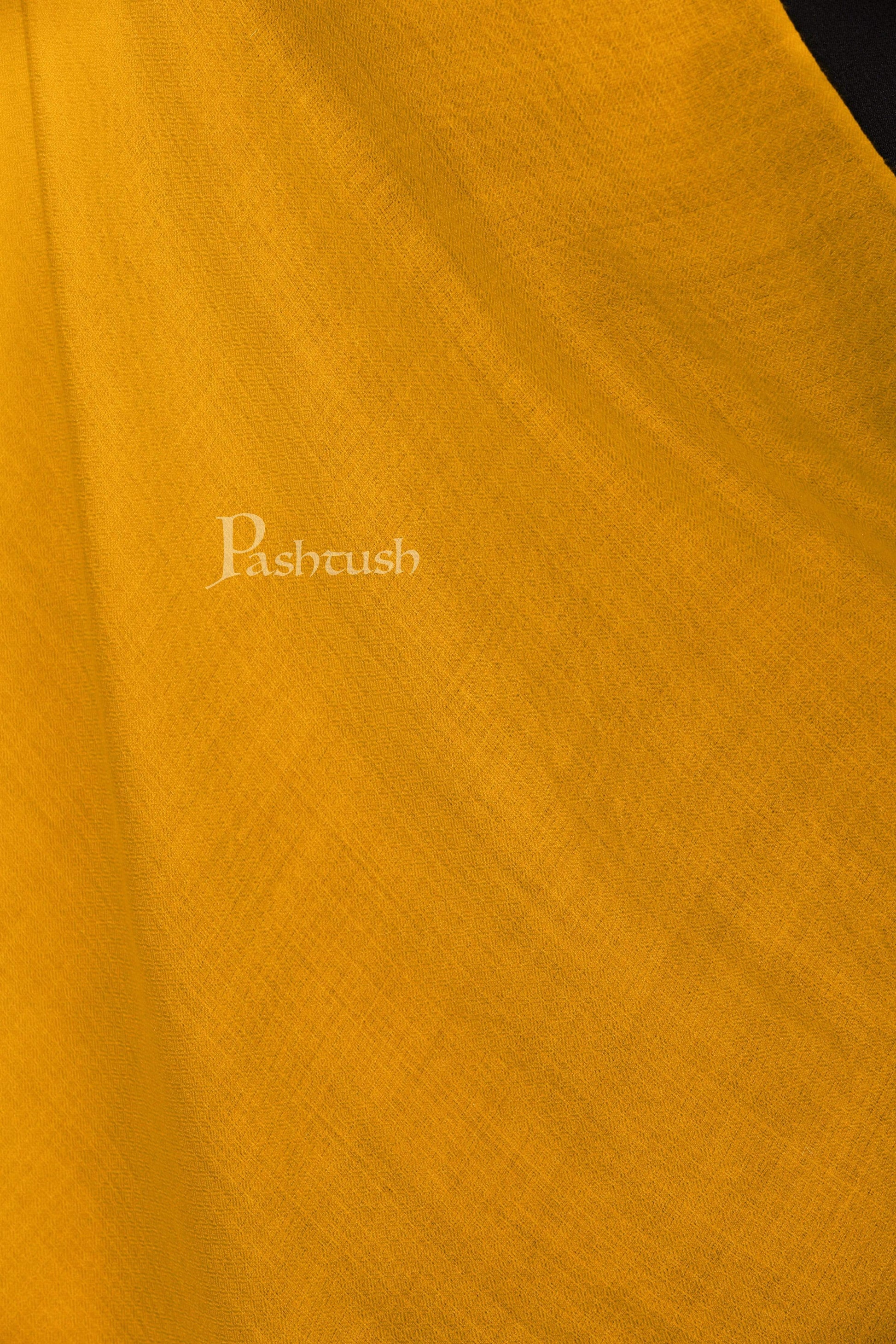 Pashtush Shawl Store Stole Pashtush Womens Cashmere Pashmina Scarf, Diamond Weave, Dandelion