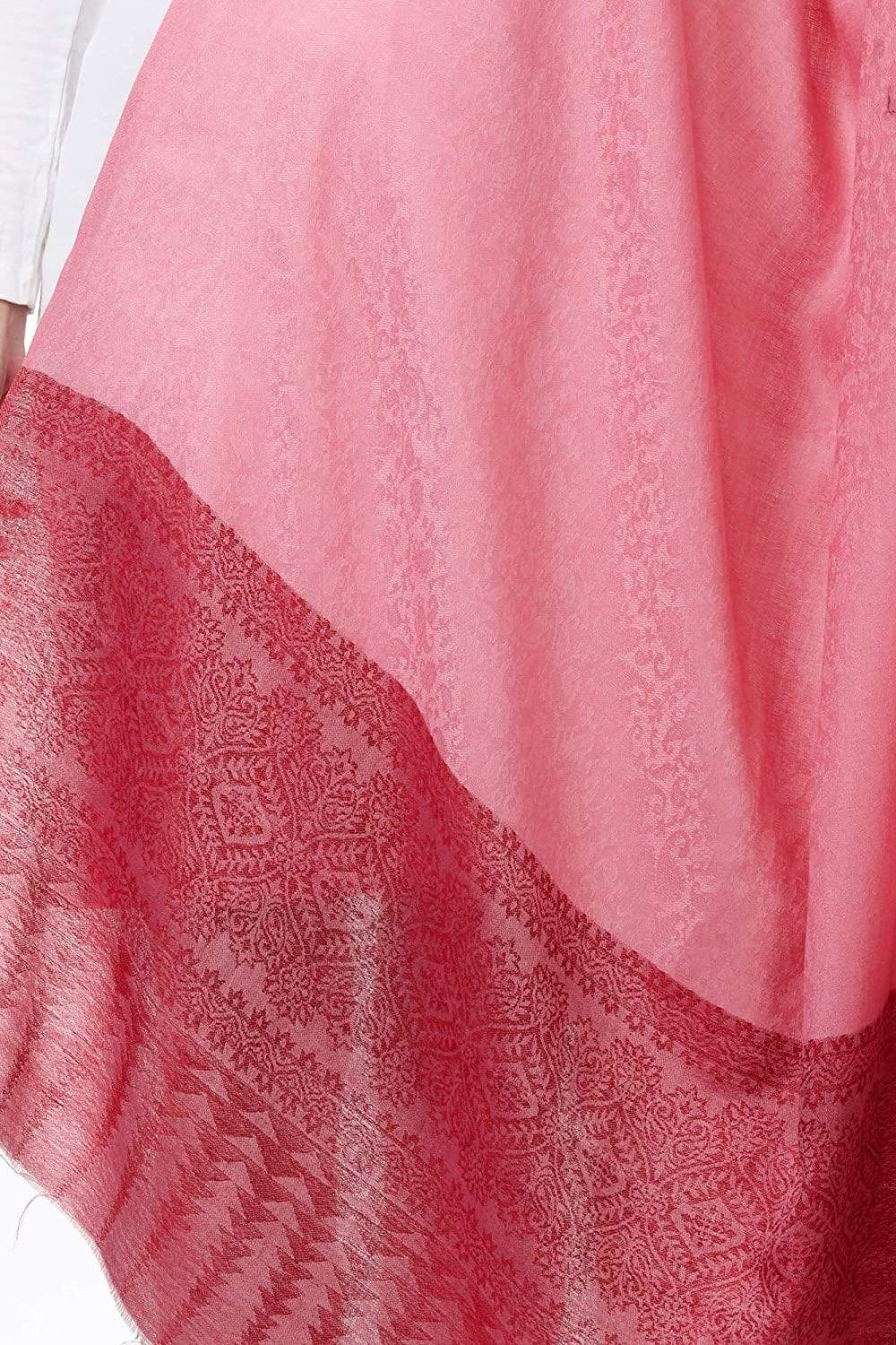 Pashtush Shawl Store Shawl Pashtush Womens Fine Wool Shawl, Flamingo Romance