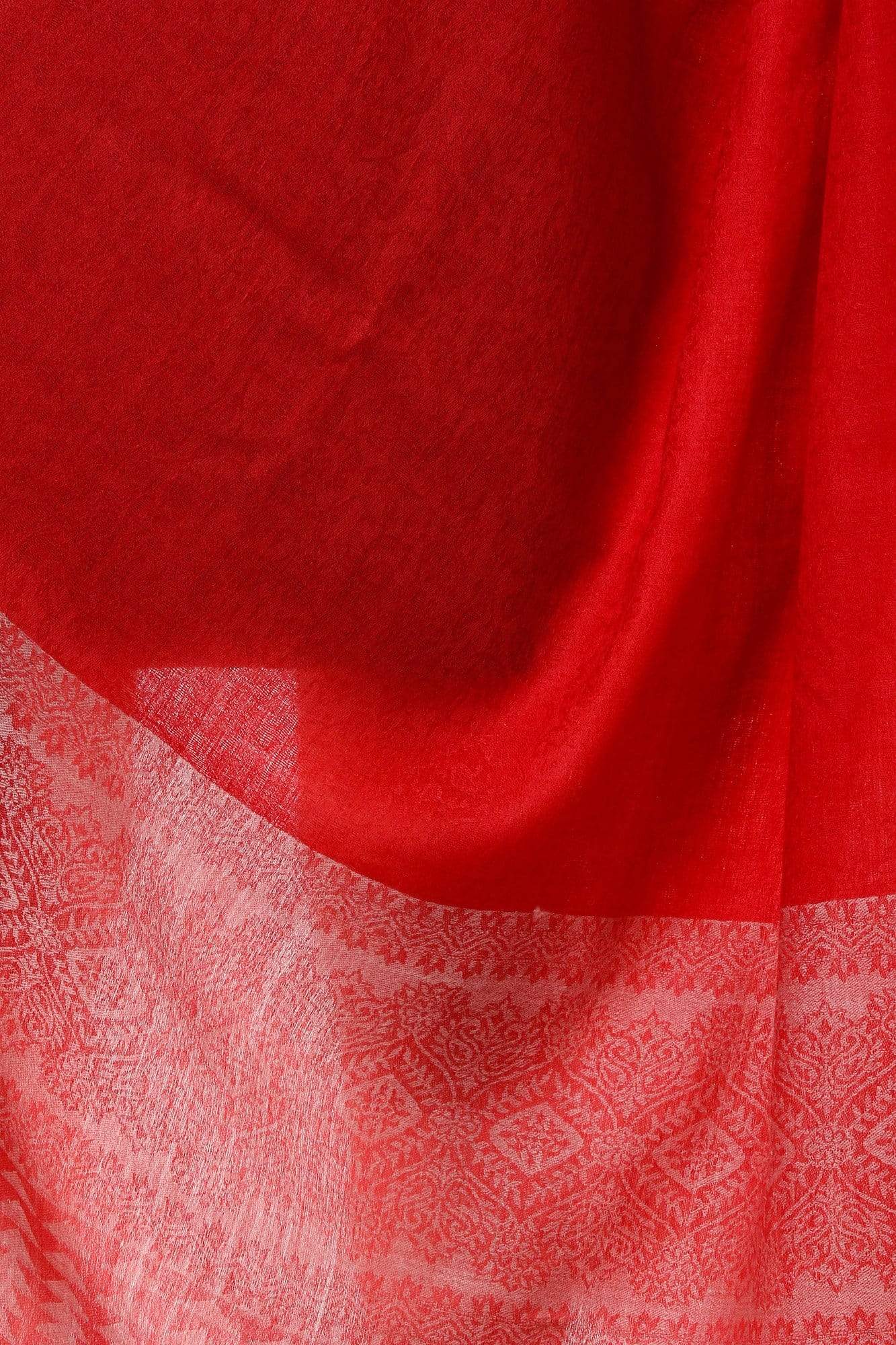 Pashtush Shawl Store Shawl Pashtush Womens Fine Wool Shawl, Scarlet Red