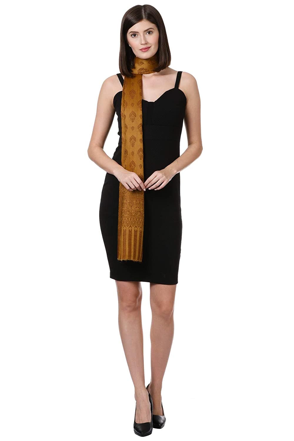 Pashtush Shawl Store Shawl Pashtush Womens Fine Wool Shawl, Tuscan Umber