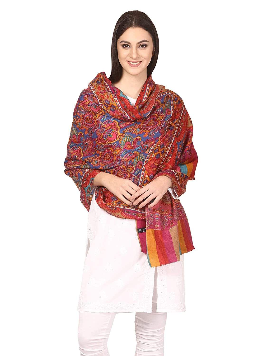 Pashtush India Shawl Pashtush Womens Fine Wool traditional Stole