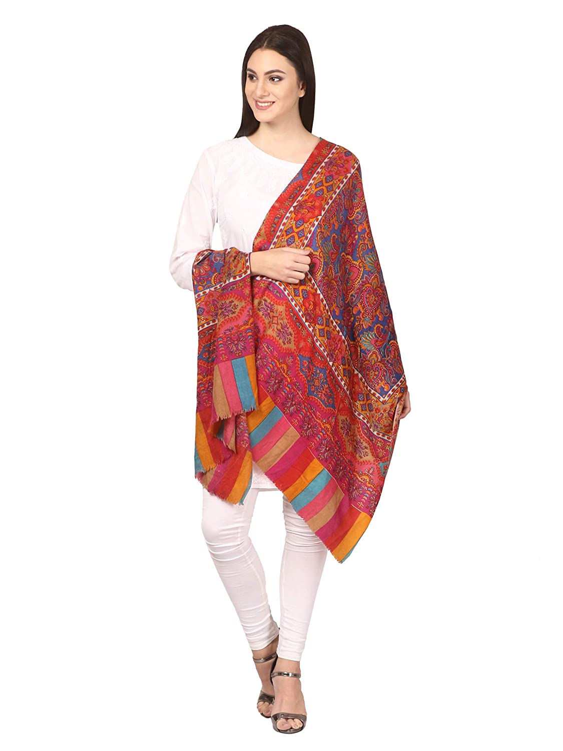 Pashtush India Shawl Pashtush Womens Fine Wool traditional Stole