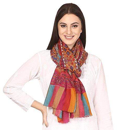 Pashtush India Shawl Pashtush Womens Fine Wool traditional Stole