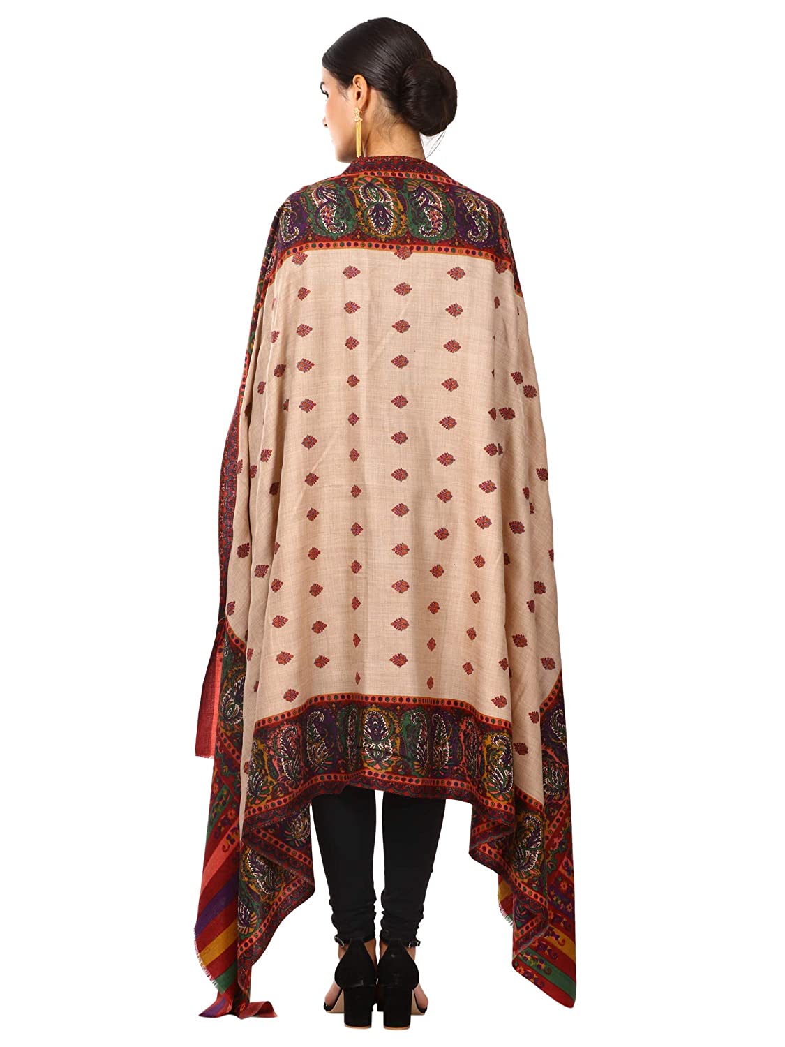 Pashtush Shawl Store Shawl Pashtush Womens Kalamkari Shawl, Wedding Collection, Thick and Warm