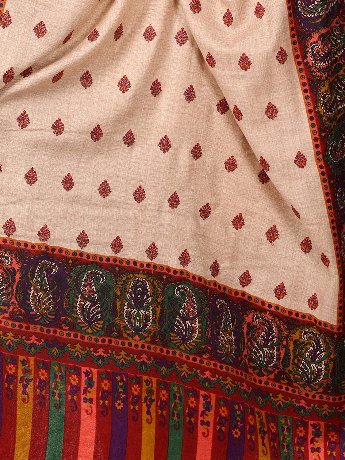 Pashtush Shawl Store Shawl Pashtush Womens Kalamkari Shawl, Wedding Collection, Thick and Warm