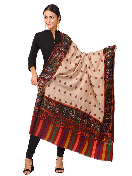 Pashtush Shawl Store Shawl Pashtush Womens Kalamkari Shawl, Wedding Collection, Thick and Warm