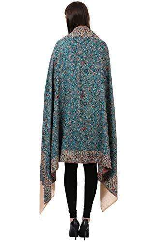 Pashtush Shawl Store Shawl Pashtush Womens Kashmiri Shawl,"Rich Garden Aesthic" Design, Inspired by Vintage Jamawar Shawls, Faux Pashmina Shawls, Soft and Warm