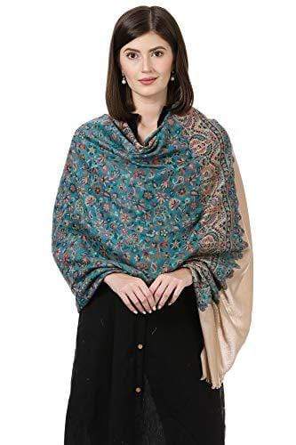 Pashtush Shawl Store Shawl Pashtush Womens Kashmiri Shawl,"Rich Garden Aesthic" Design, Inspired by Vintage Jamawar Shawls, Faux Pashmina Shawls, Soft and Warm