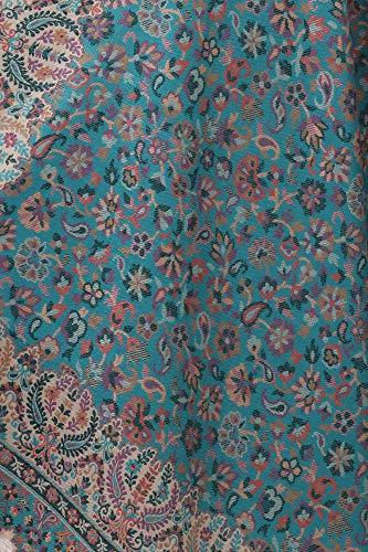 Pashtush Shawl Store Shawl Pashtush Womens Kashmiri Shawl,"Rich Garden Aesthic" Design, Inspired by Vintage Jamawar Shawls, Faux Pashmina Shawls, Soft and Warm