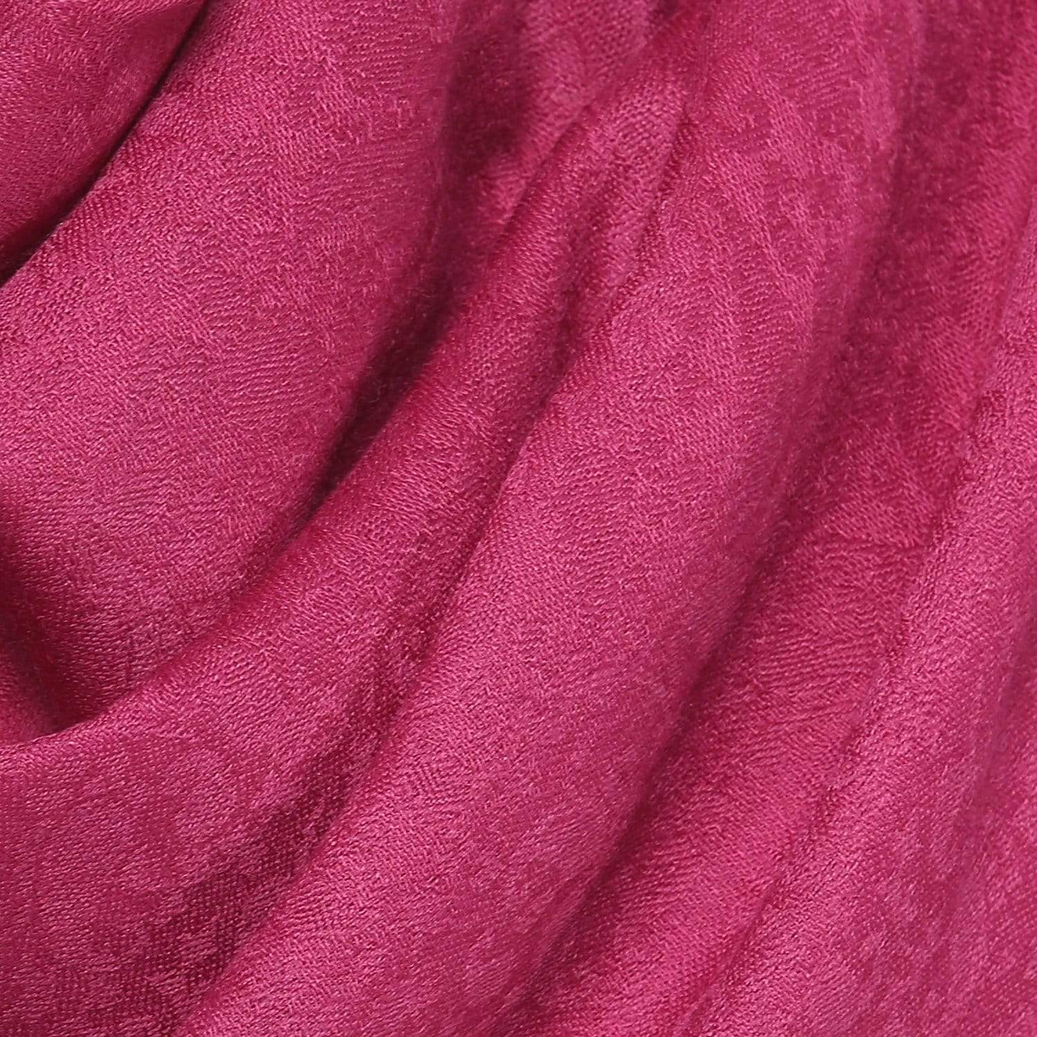 Pashtush Shawl Store Stole Pashtush Womens Paisley Weave Scarf, Soft and Warm, Luxury Wool - Crazy Pink