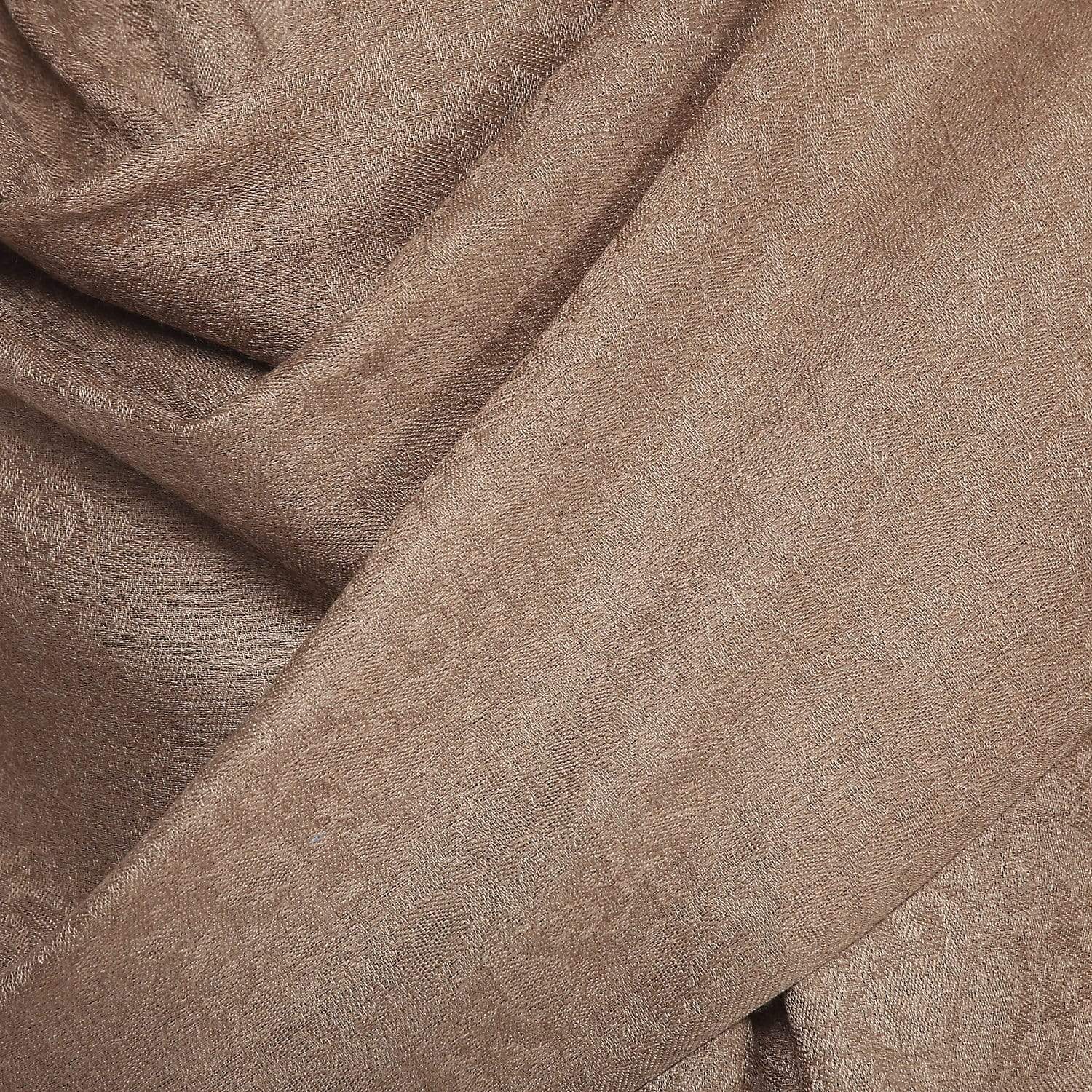 Pashtush Shawl Store Stole Pashtush Womens Paisley Weave Scarf, Soft and Warm, Luxury Wool - light Beige