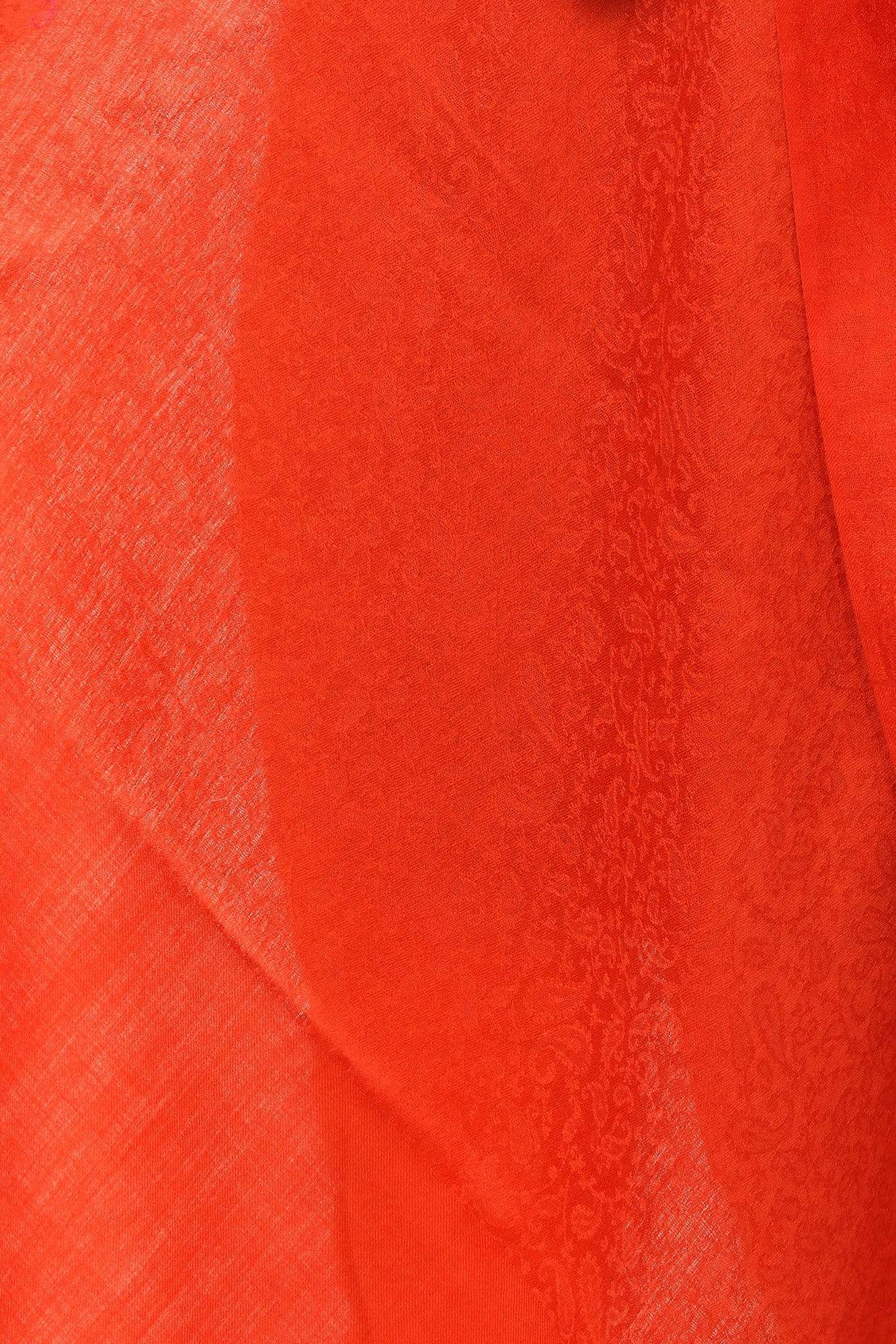 Pashtush India Stole Pashtush Womens Scarf, Stole Jacquard, paisley, Rust