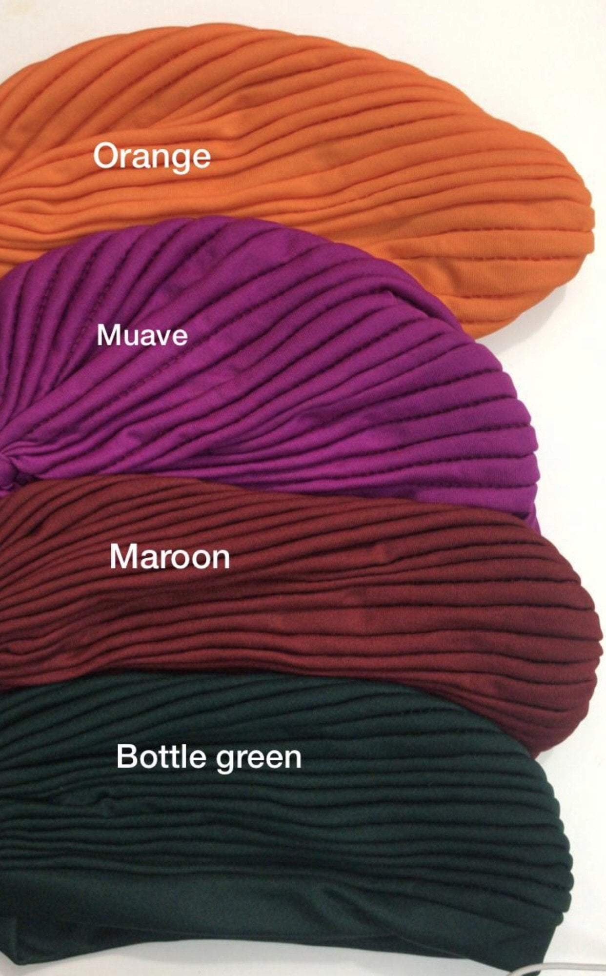 Pashtush India Turban Pashtush Womens Turban Beanie Style headwear in Scarlet Red