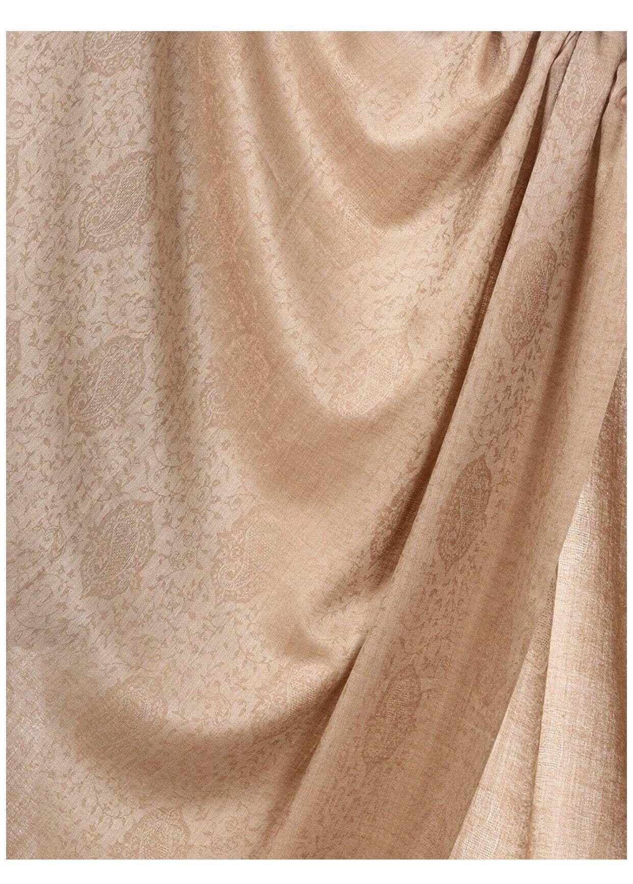 Pashtush Shawl Store Shawl Pashtush Womens Woven Extra fine wool Pashmina handfeel Shawl ( 45x90 inches)