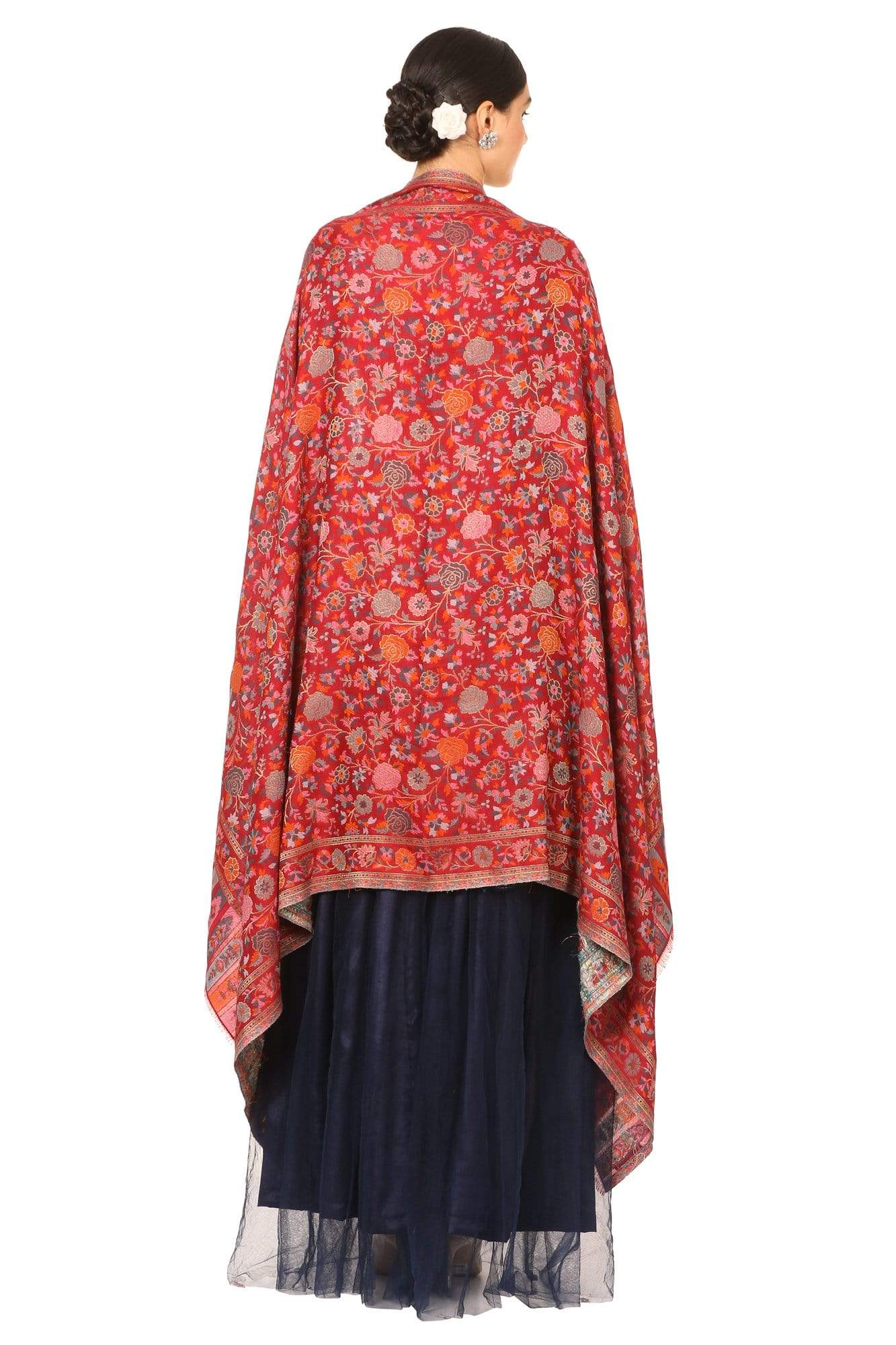 Pashtush Store Shawl Pashtush Womens Woven Kaani Shawl, Woollen, Faux Pashmina Shawl