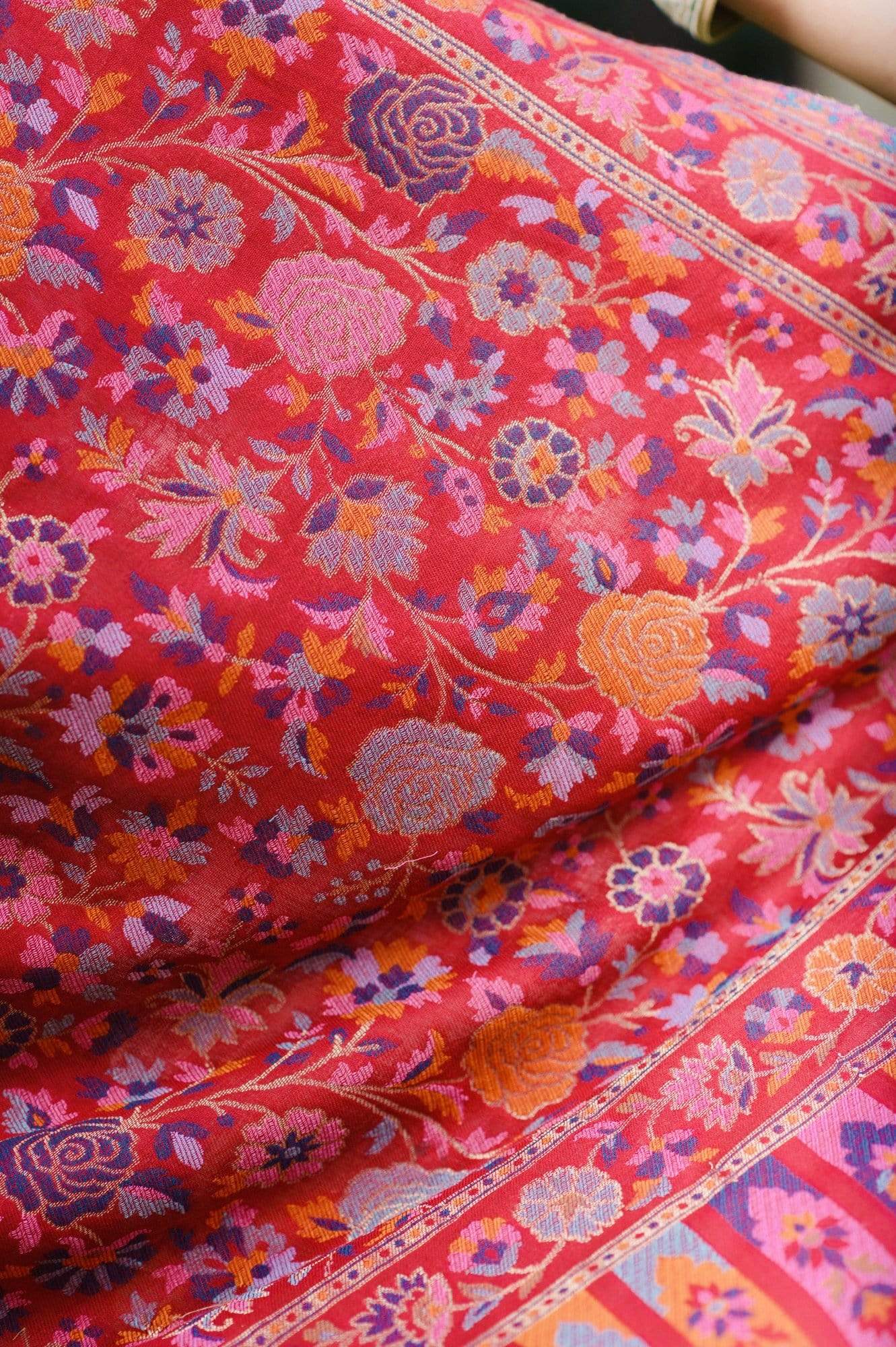 Pashtush Store Shawl Pashtush Womens Woven Kaani Shawl, Woollen, Faux Pashmina Shawl