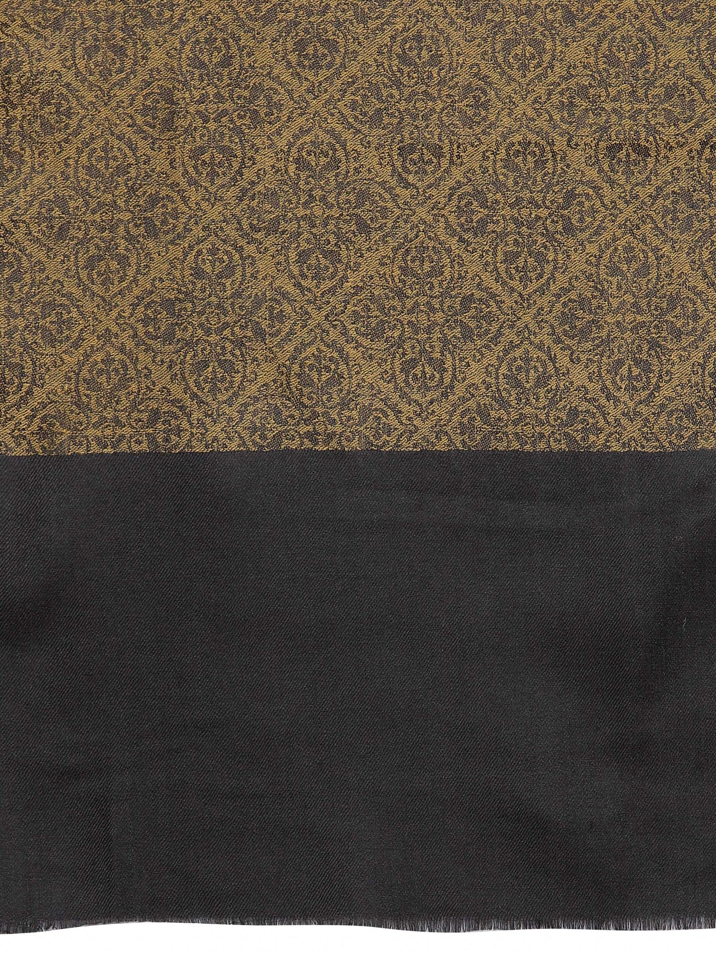 Pashtush India 100x200 Pashtush Womens Woven Paisley, Self Shawl, In Extra Soft Fine Wool, Large Wrap Size