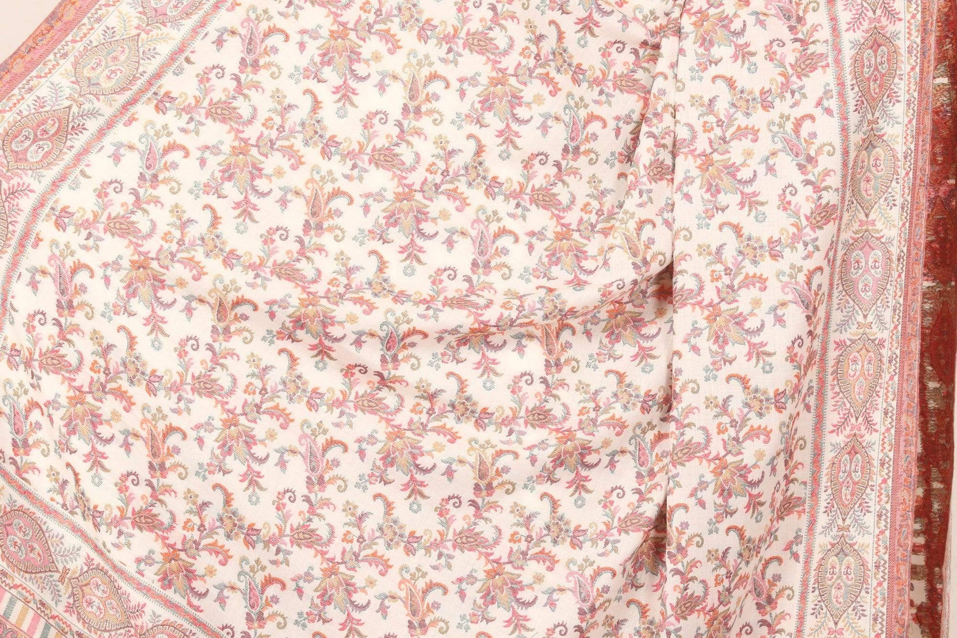 Pashtush Store Shawl Pashtush Woven Kaani Shawl, Wool Blended Pashmina Shawl, with Floral Jacquard Design