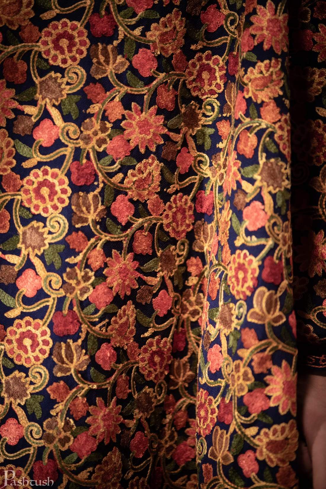 Pashtush Store Stole Pashutsh Mens Kashmiri Embroidery Stole