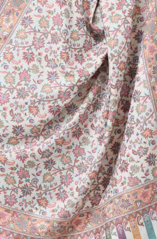 Pashwool 100x200 Pashwool Womens Kaani Design Shawl, Light Weight, Soft and Warm