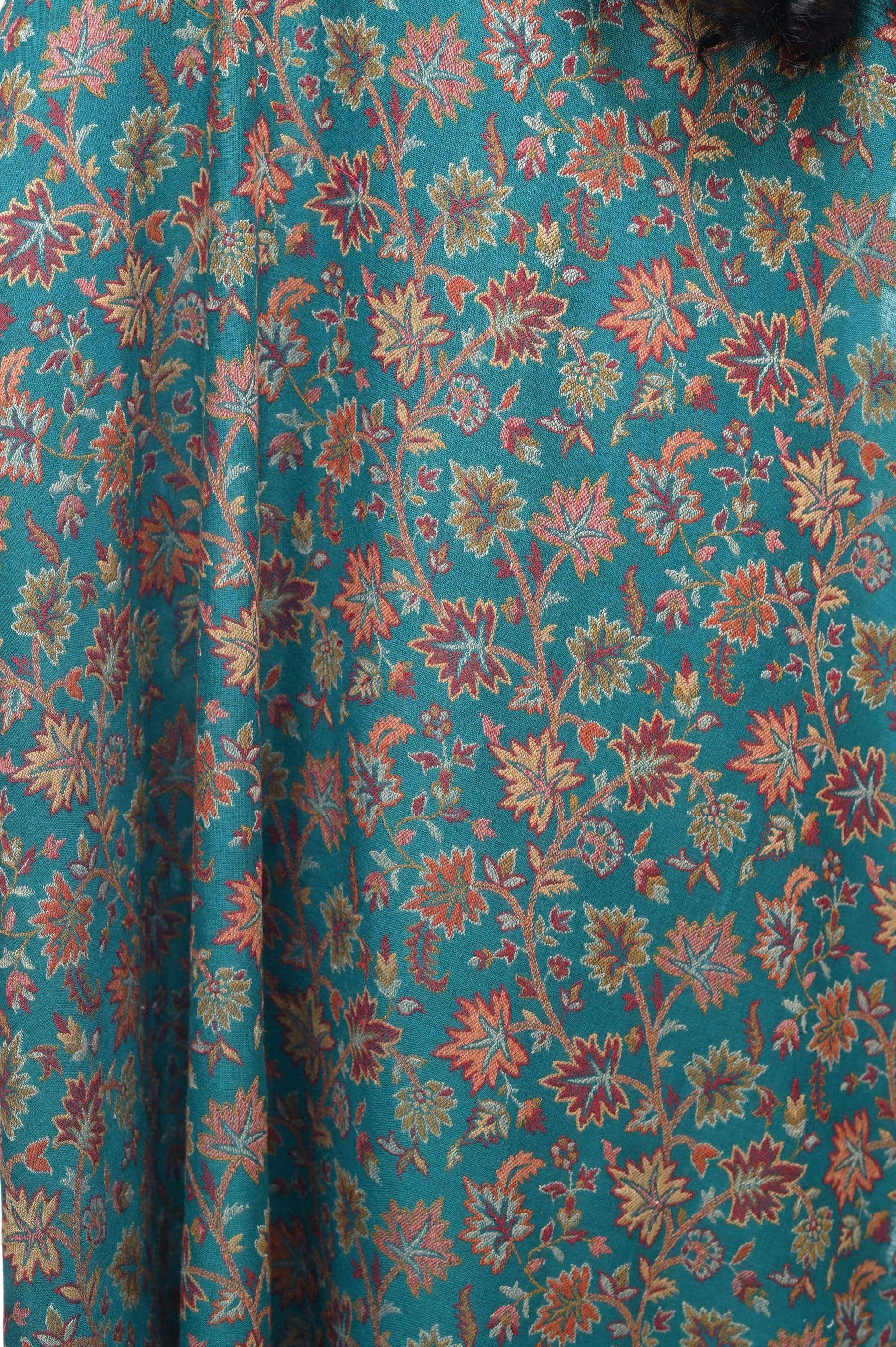 Pashwool 100x200 Pashwool Womens Kaani Design Shawl, Light Weight, Soft and Warm