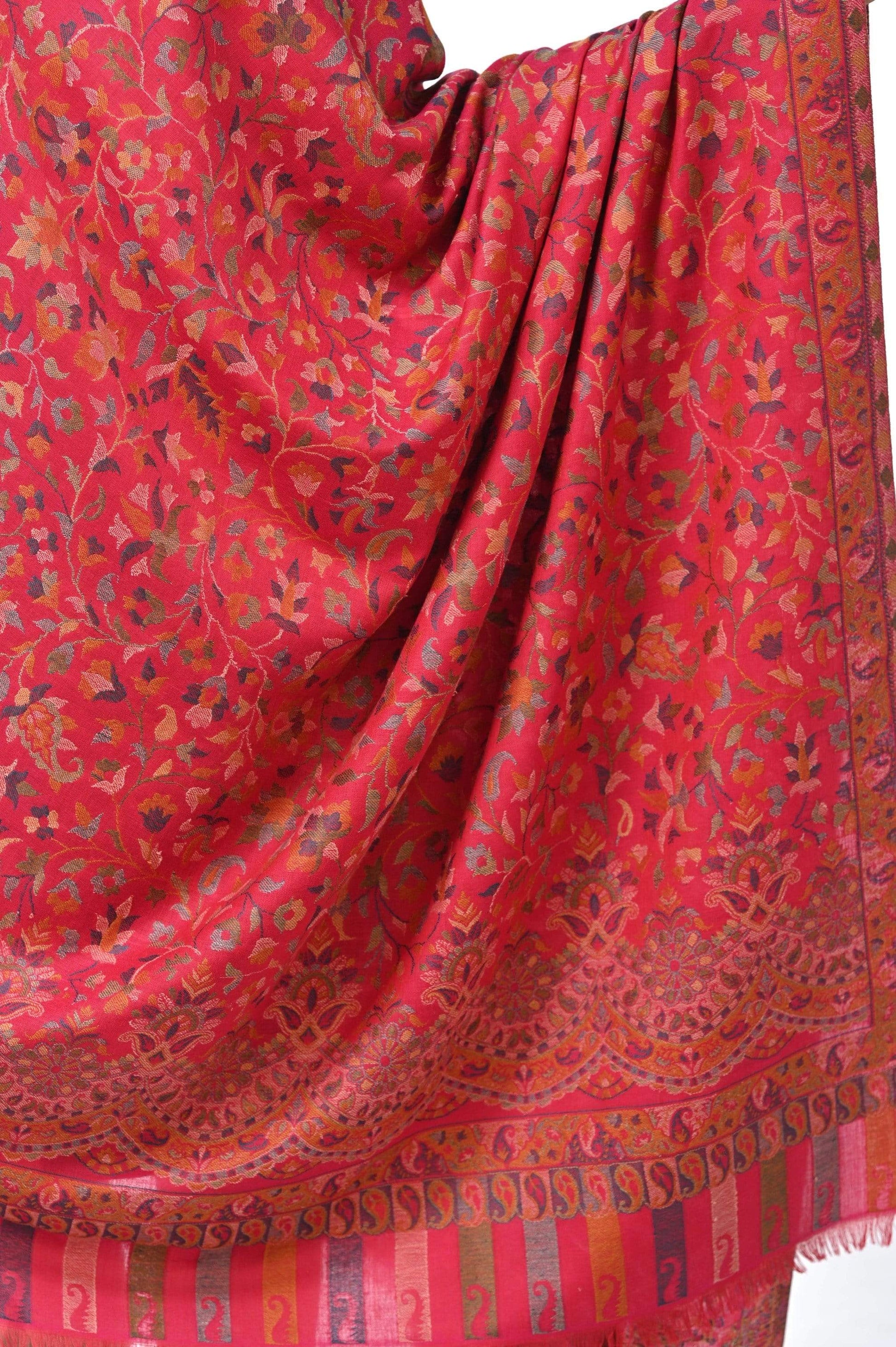 Pashwool 100x200 Pashwool Womens Kaani Design Shawl, Light Weight, Soft and Warm