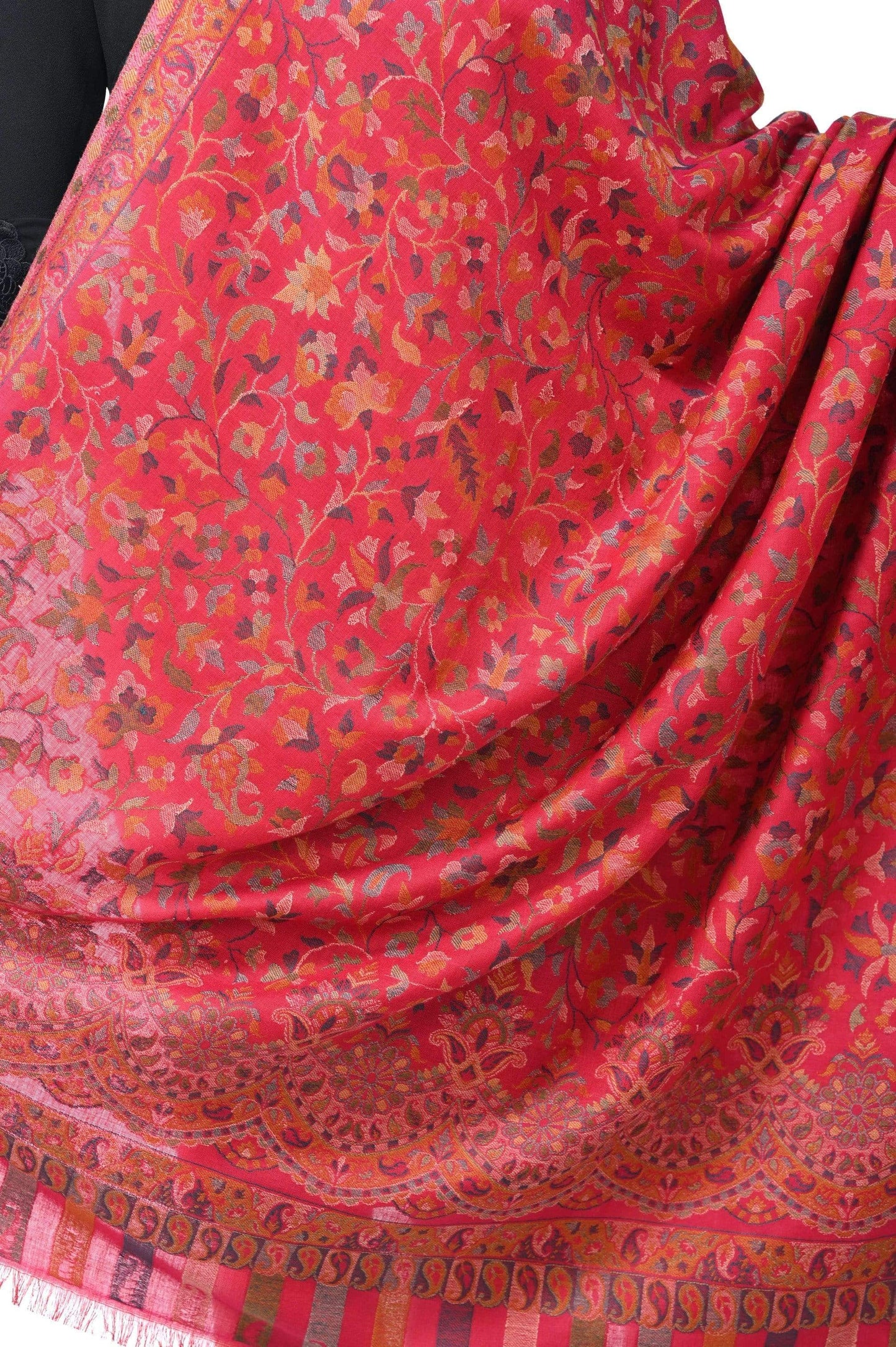 Pashwool 100x200 Pashwool Womens Kaani Design Shawl, Light Weight, Soft and Warm