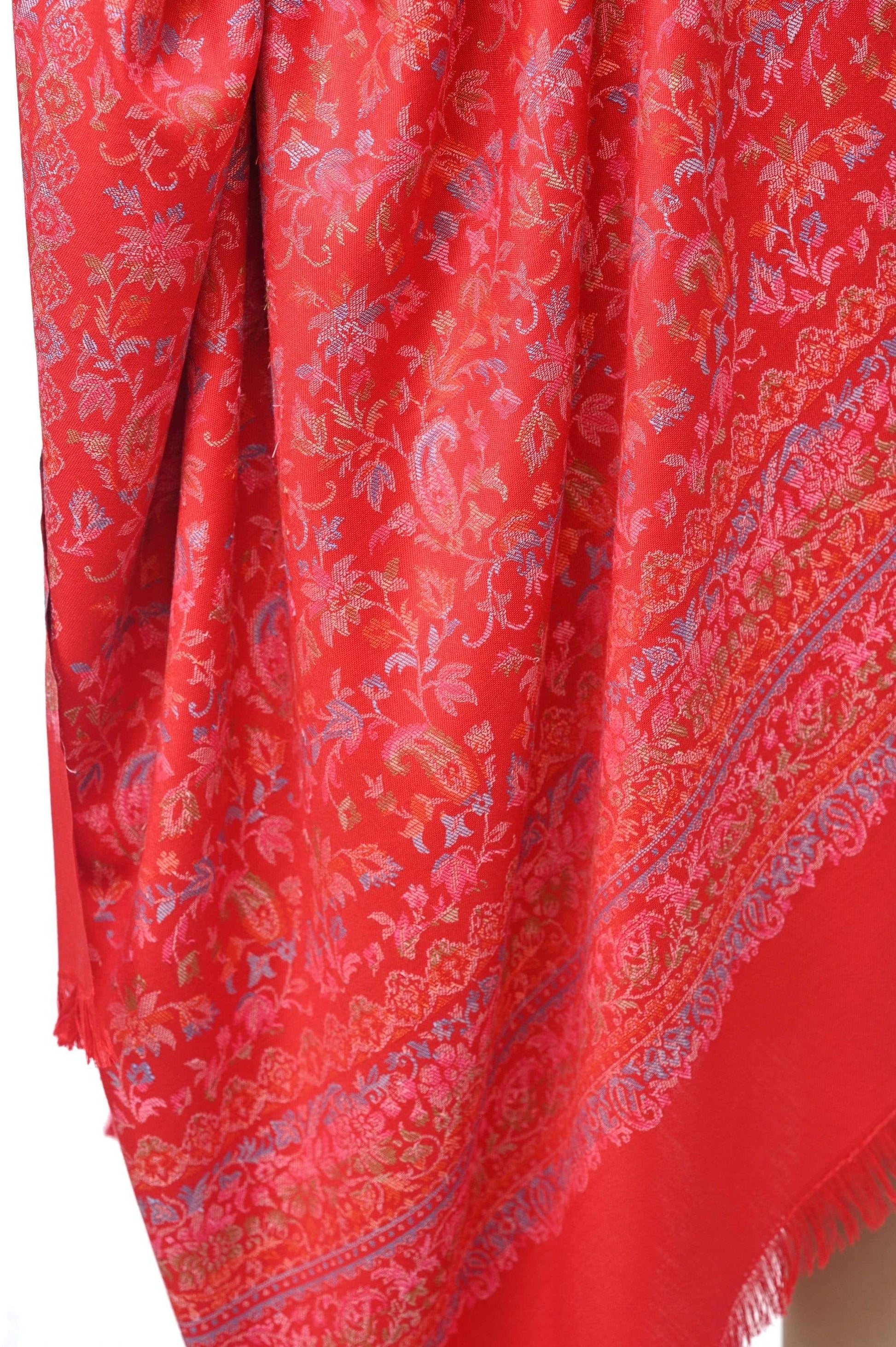 Pashwool 100x200 Pashwool Womens Kaani Design Shawl, Light Weight, Soft and Warm