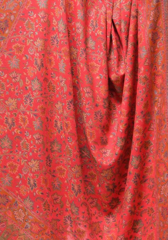 Pashwool 100x200 Pashwool Womens Woollen Kaani Design Shawl, Soft and Warm, Light Weight