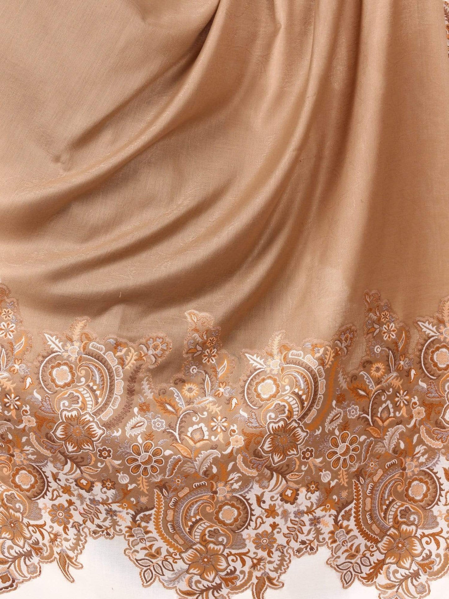 Pashtush Shawl Store Shawl Women's Kashmiri Jacquard Palla Shawl, Warm and soft, Faux Pashmina