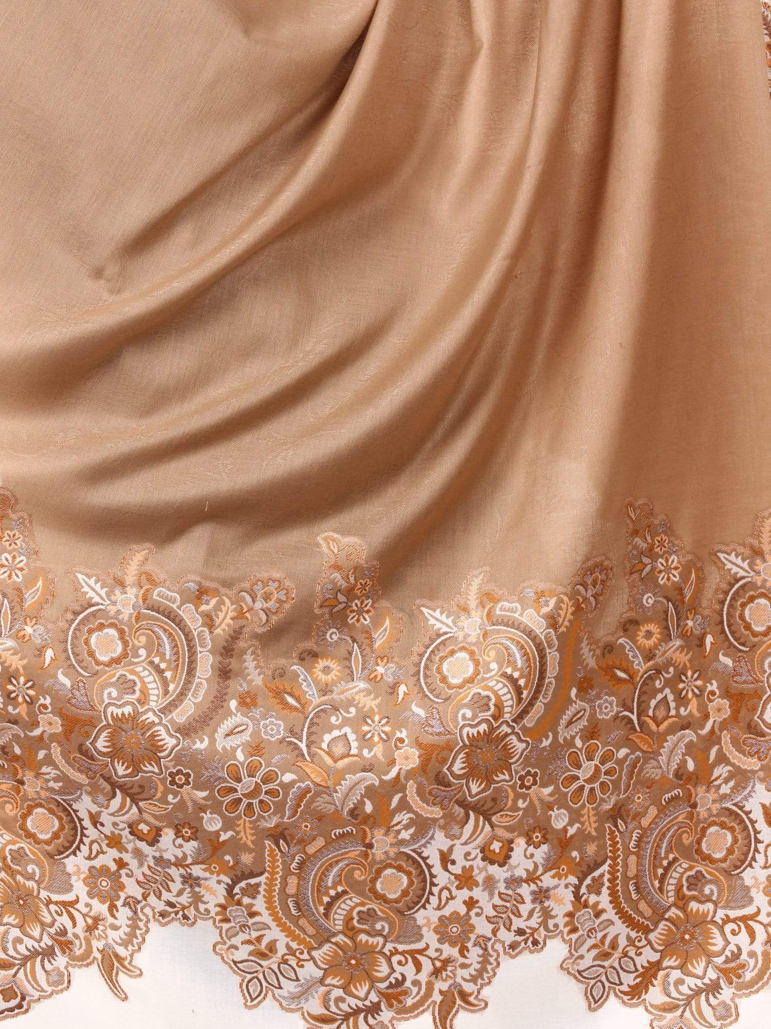 Pashtush Shawl Store Shawl Women's Kashmiri Jacquard Palla Shawl, Warm and soft, Faux Pashmina