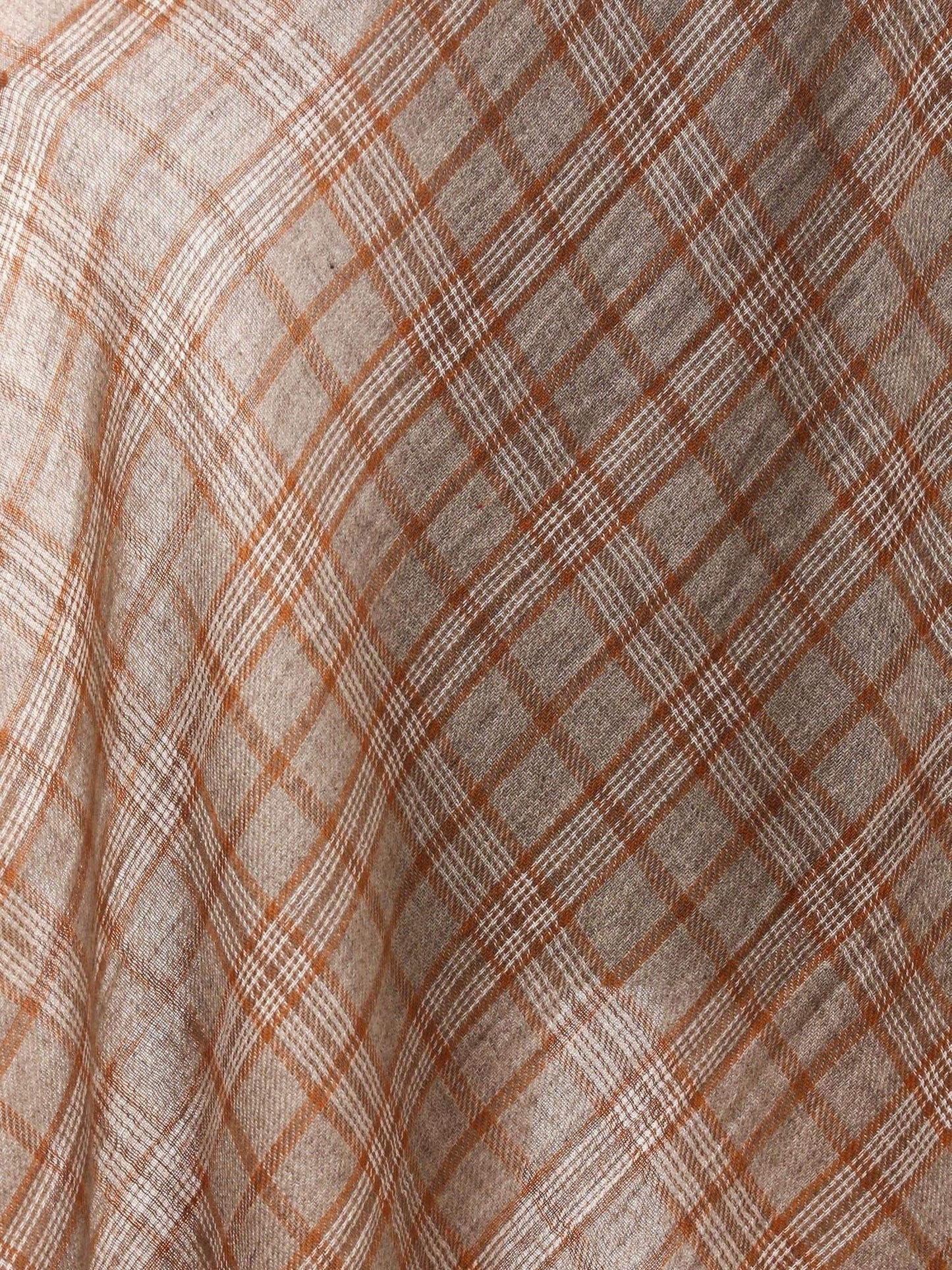 Pashtush Shawl Store Scarf Cashmere Wool Blended Muffler (cocoa)
