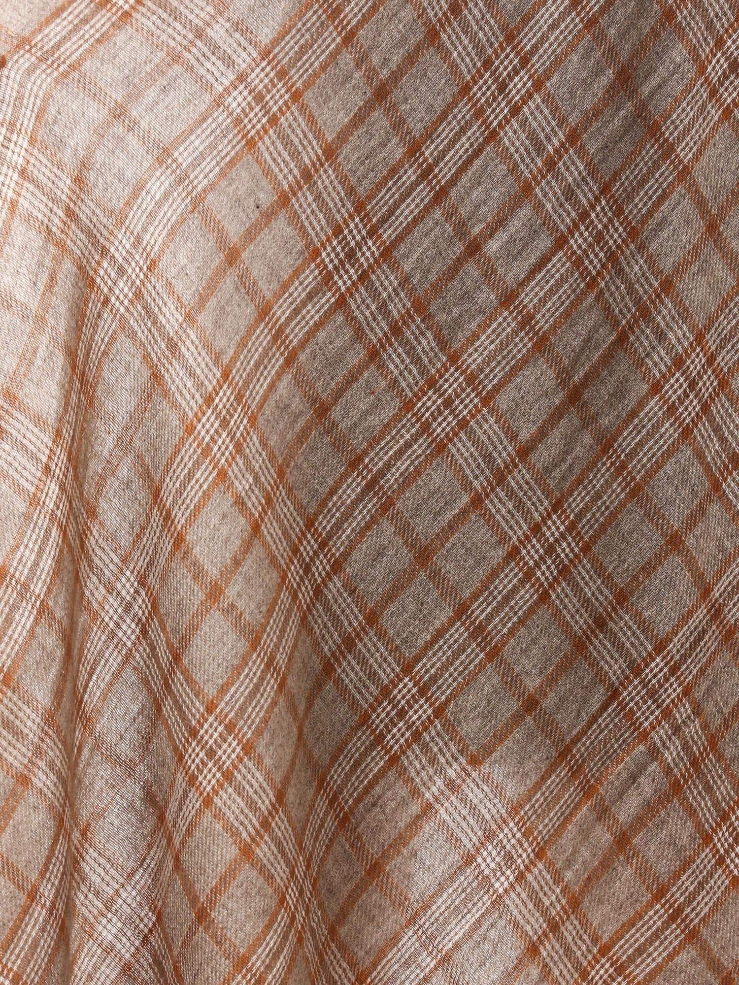 Pashtush Shawl Store Scarf Cashmere Wool Blended Muffler (cocoa)