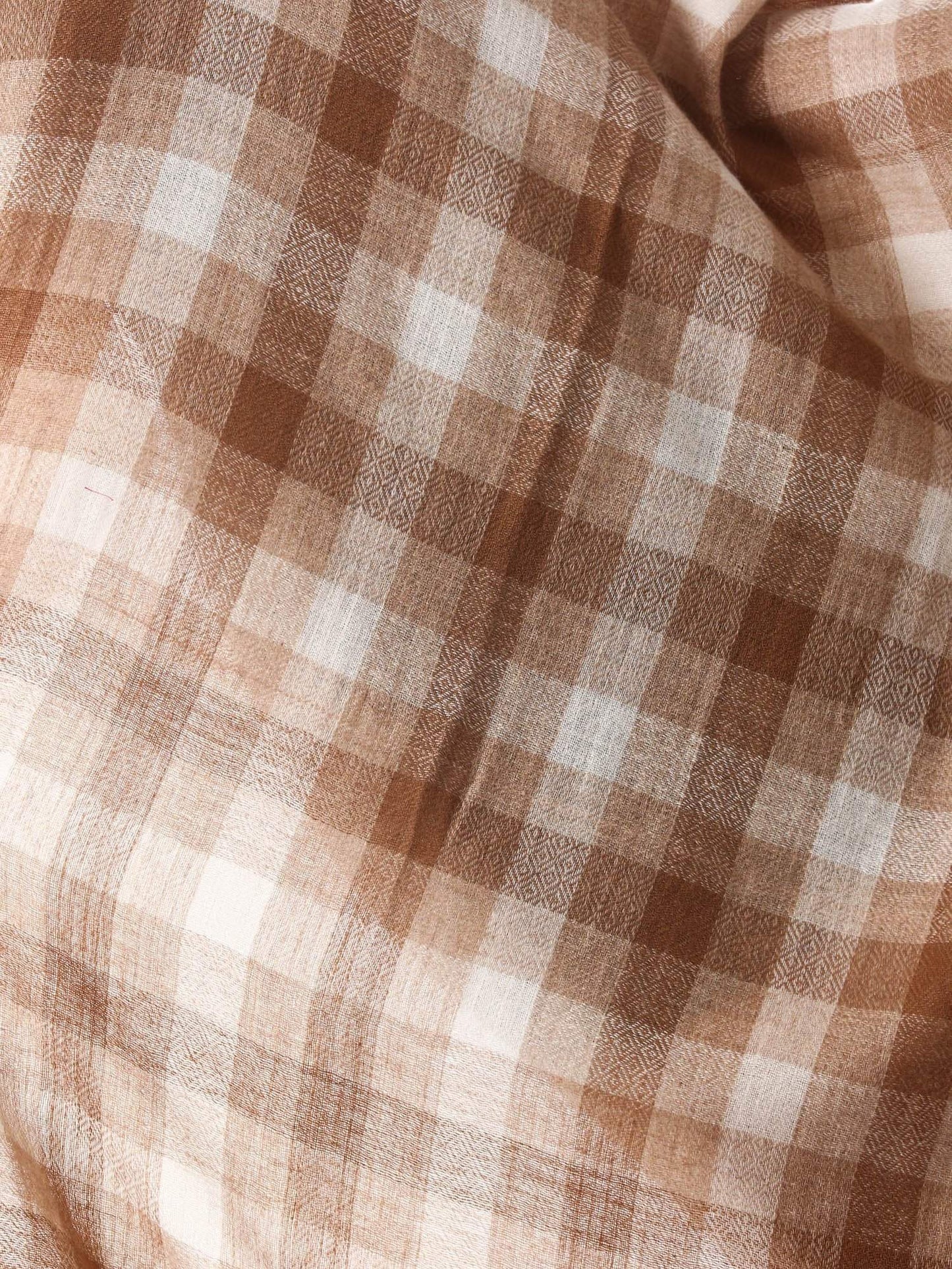 Pashtush Shawl Store Scarf Cashmere Wool Blended Muffler - Teak
