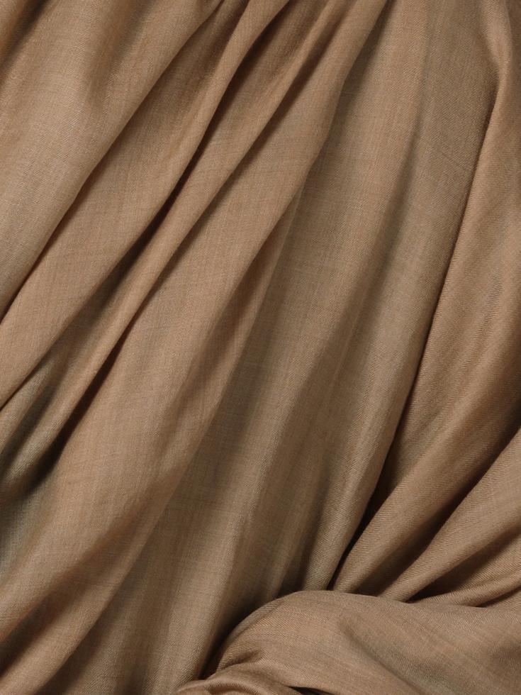 Pashtush Store Shawl Pashtush Mens Super Fine Ring Shawl, full size 54x108 inches - Taupe
